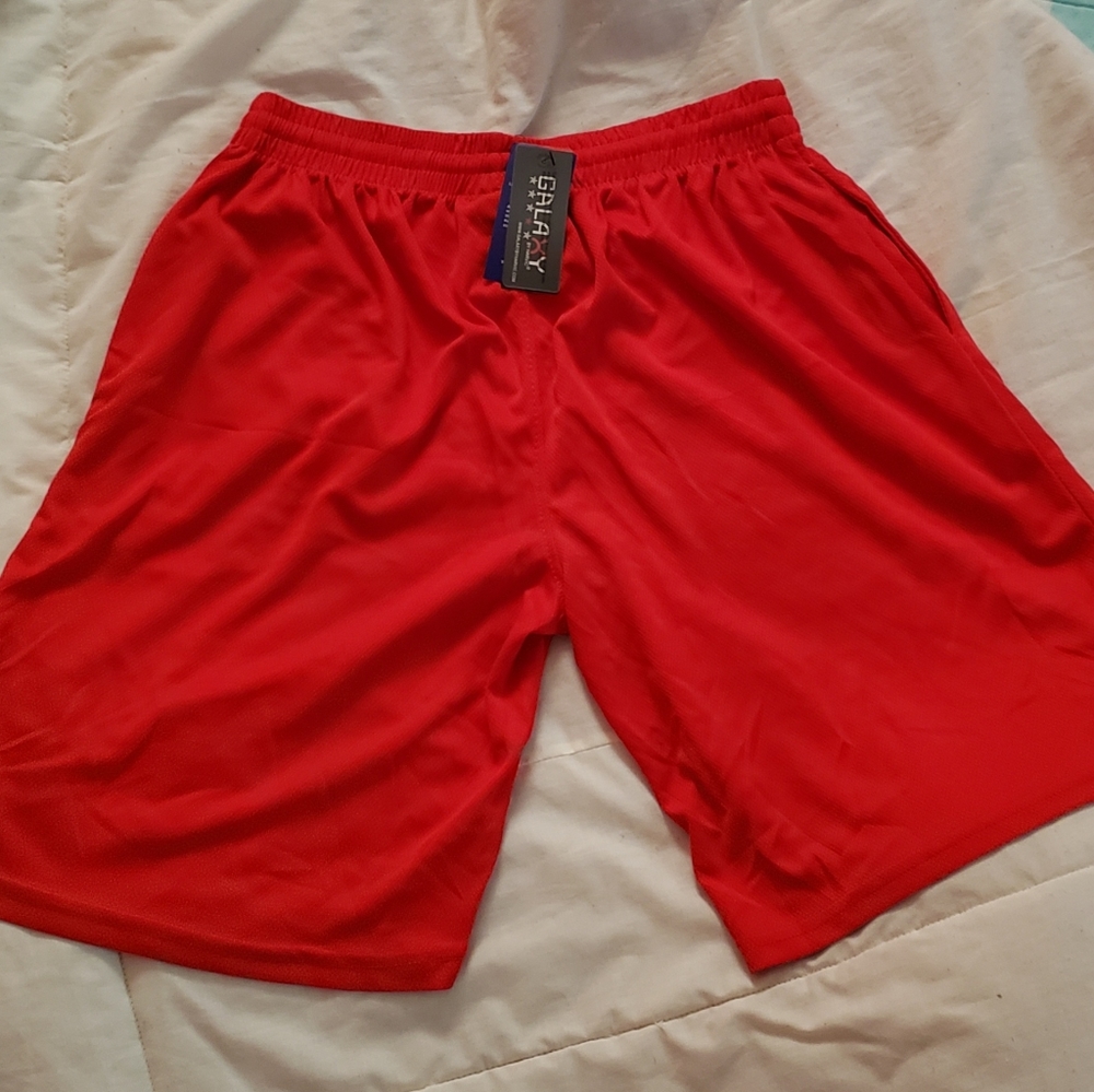 Unisex Red Shorts